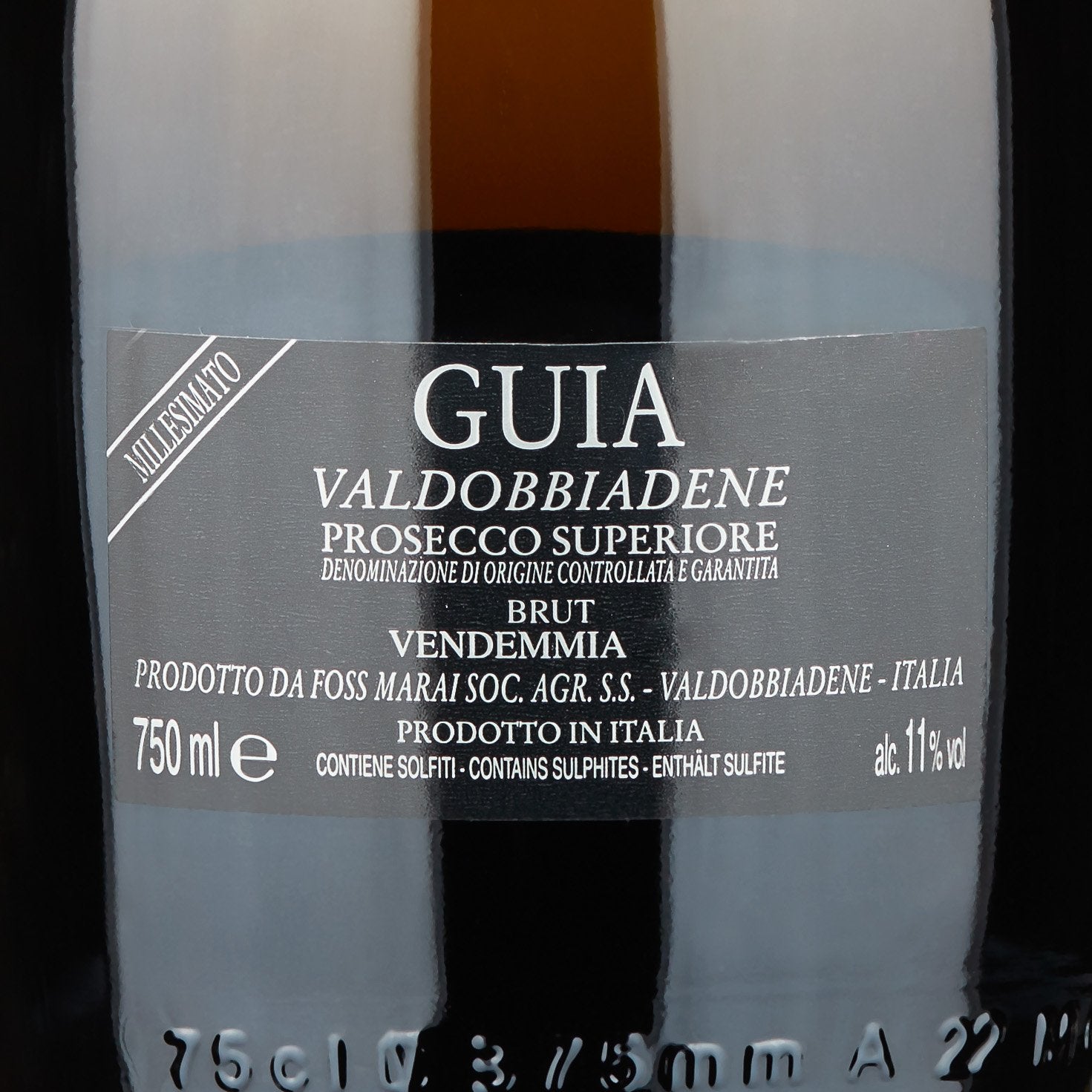 Valdobbiadene Prosecco DOCG Brut Millesimato "Guia" 2024 - Foss Marai
