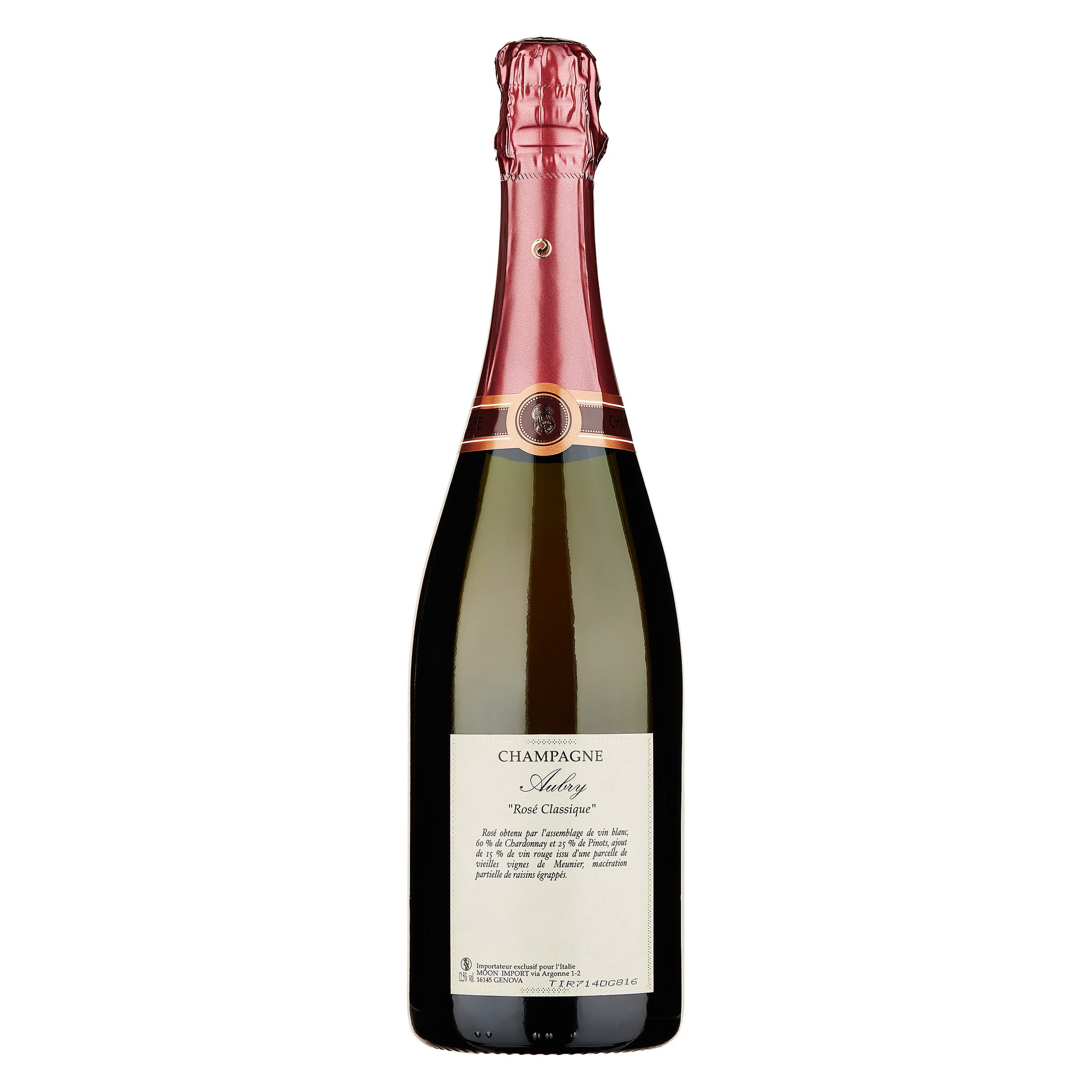 Champagne 1er Cru Brut Rosé - Aubry