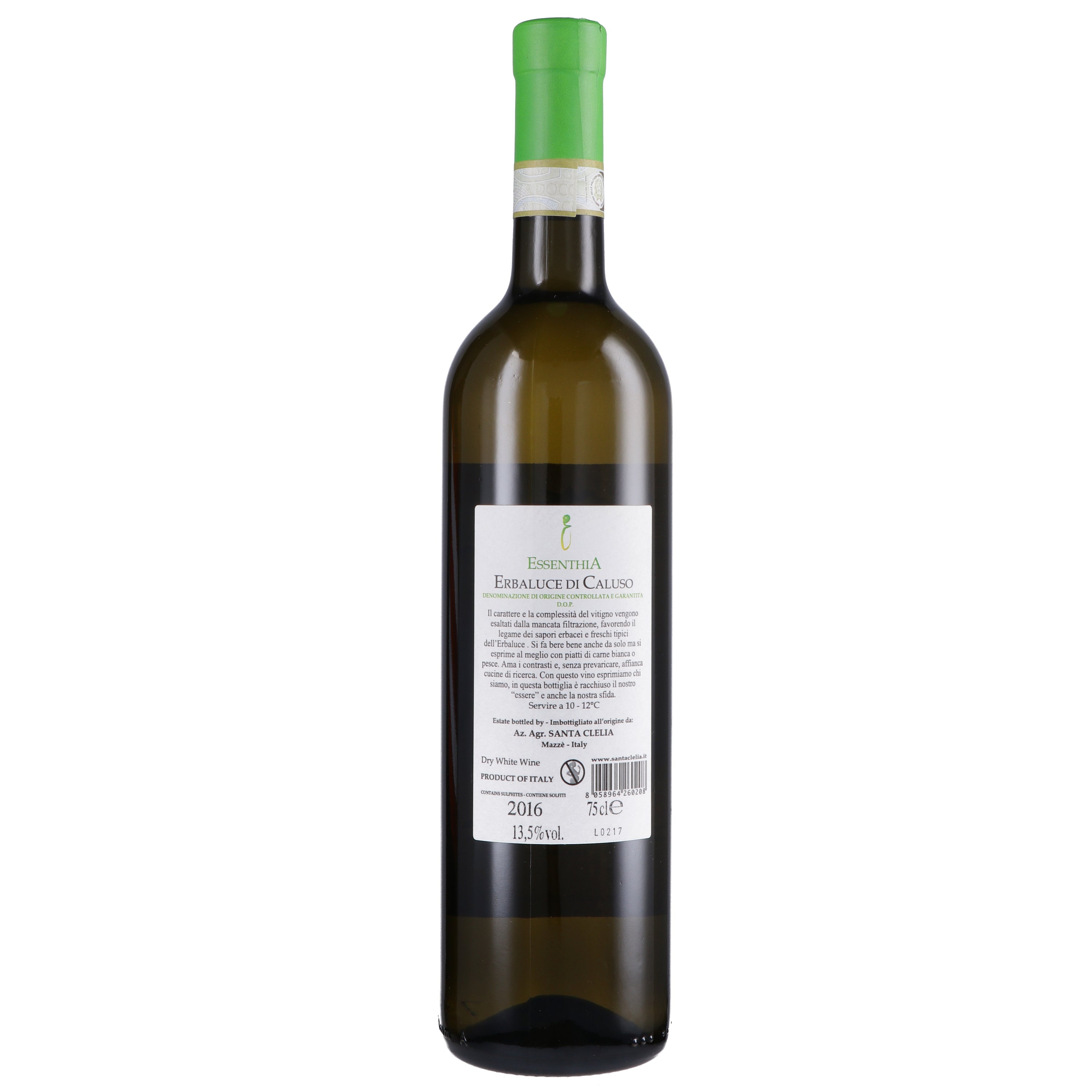 Erbaluce di Caluso DOCG “Essenthia” 2023 - Santa Clelia
