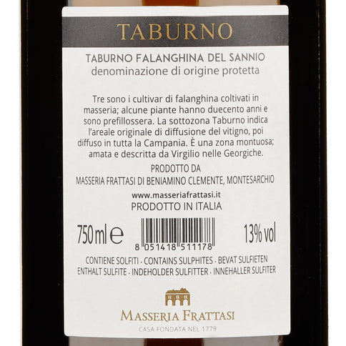 Taburno Falanghina DOP 2024 - Masseria Frattasi