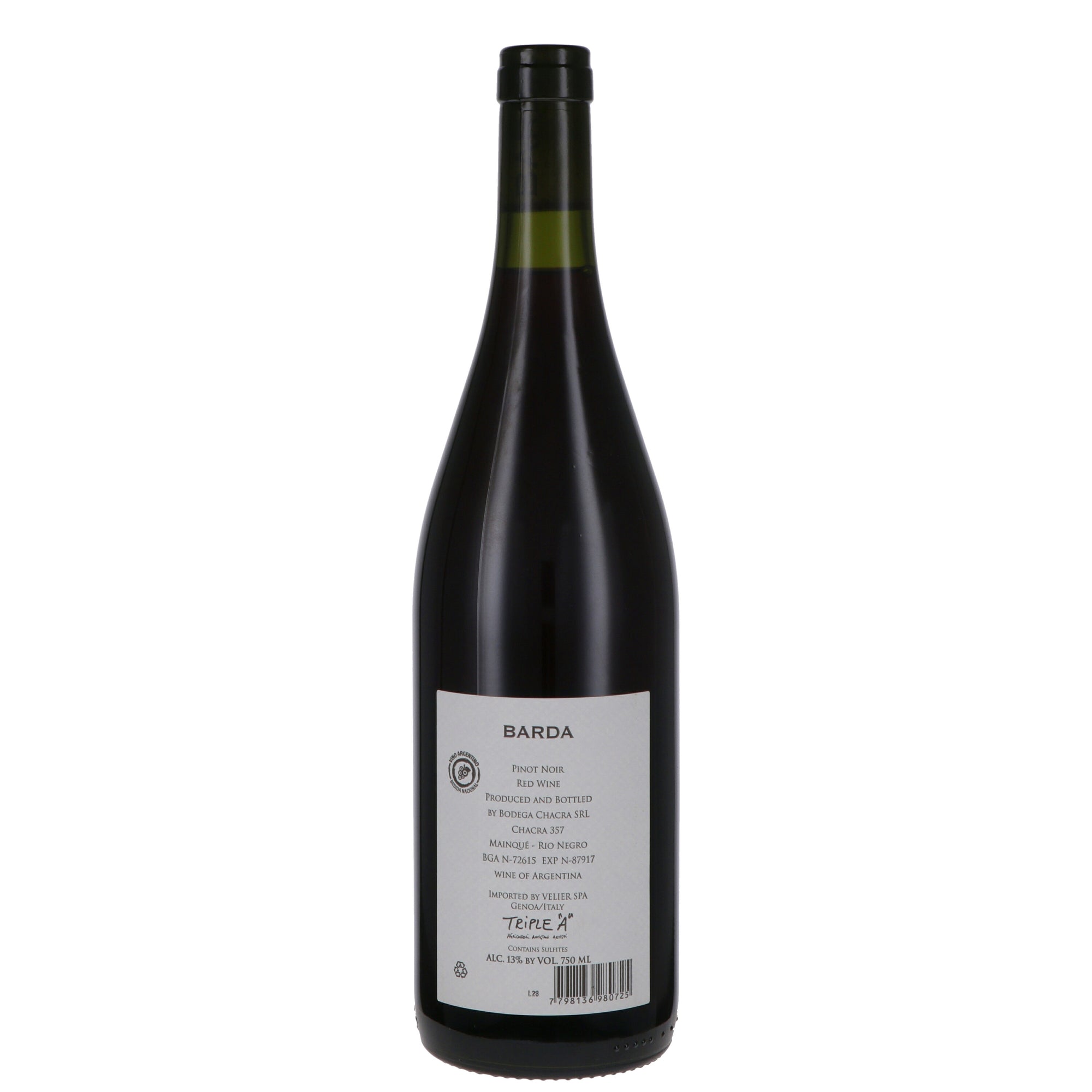 Patagonia Pinot Noir “Barda” 2025 - Chacra