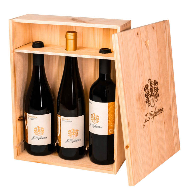 Pinot Nero Meczan IGP 2023 + Gewurztraminer Joseph DOC 2023 + Lagrein DOC 2022