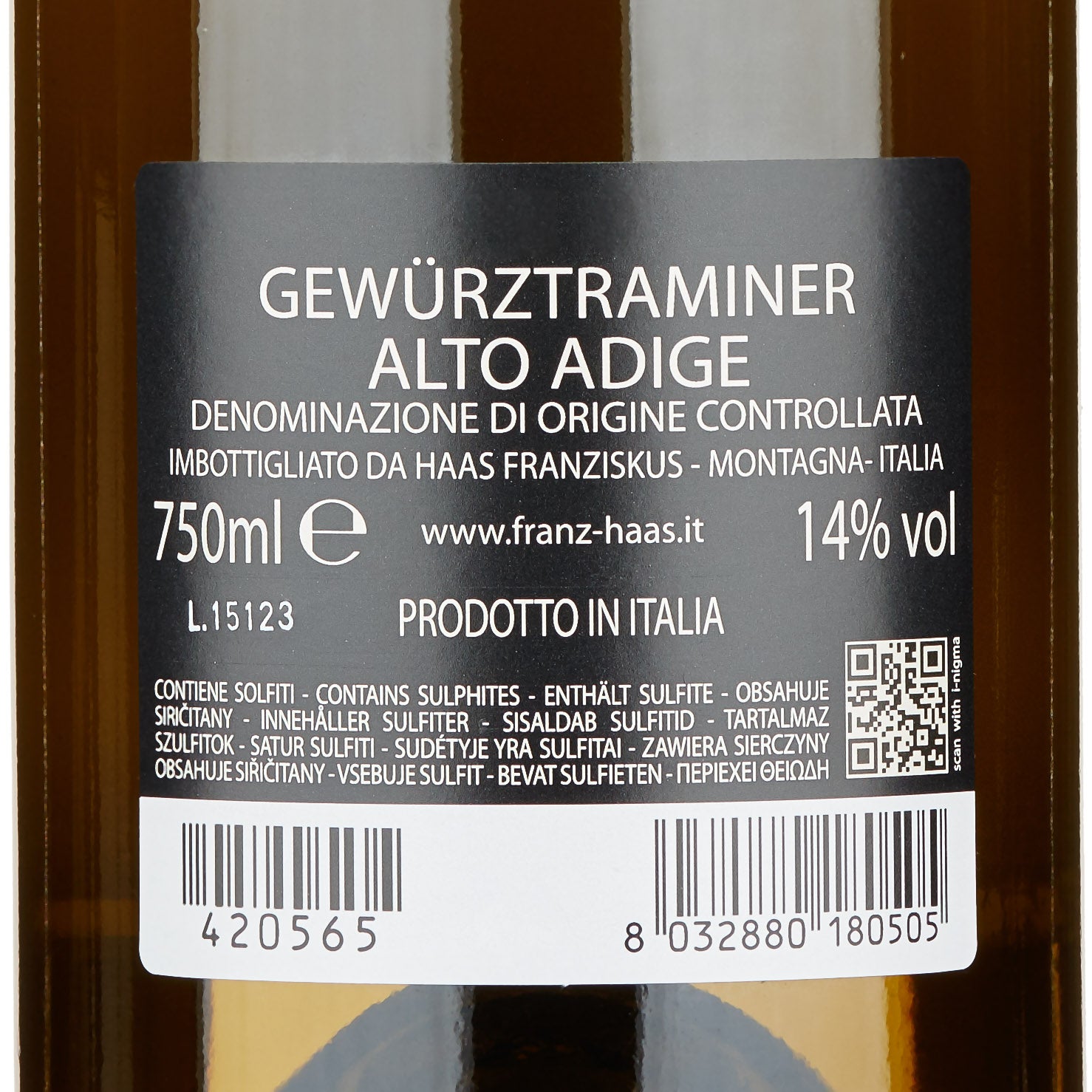 Alto Adige Gewürztraminer DOC 2025 - Franz Haas (tappo a vite)