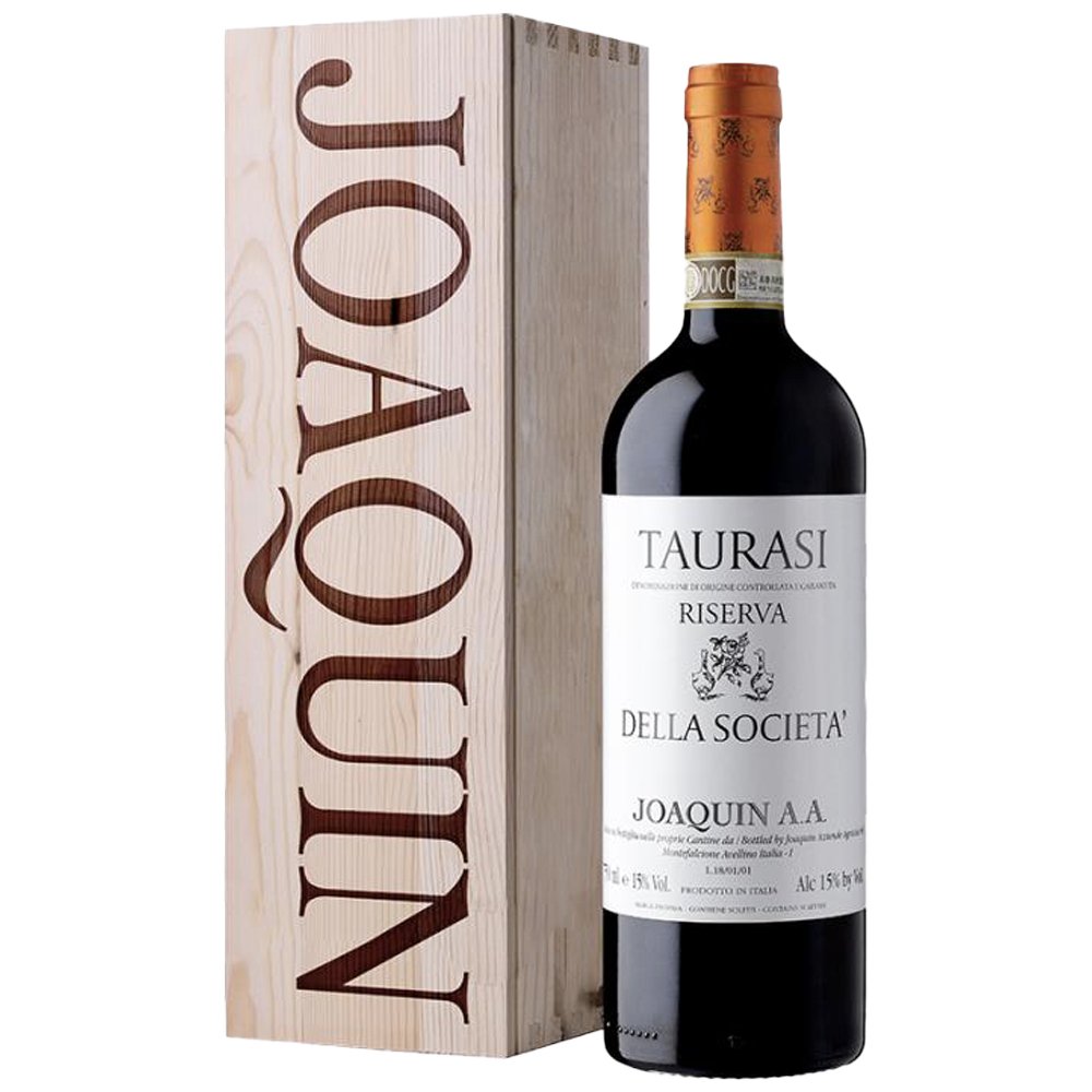 Taurasi Riserva DOCG "Della Società" 2015 - Joaquin (cassetta di legno)