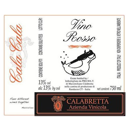 Sicilia Rosso IGT "Cala Cala" - Calabretta