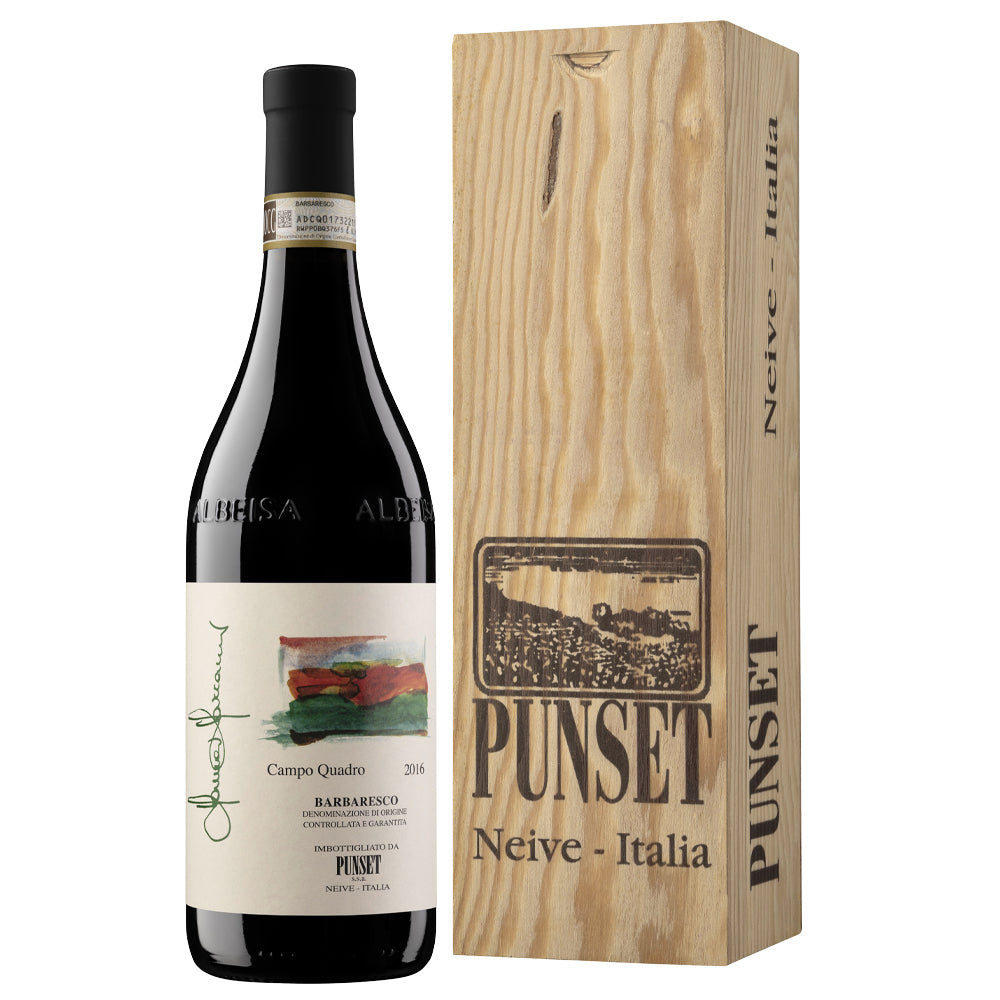 Barbaresco Riserva DOCG "S. Cristoforo Campo Quadro" 2018 - Punset (cassetta di legno)