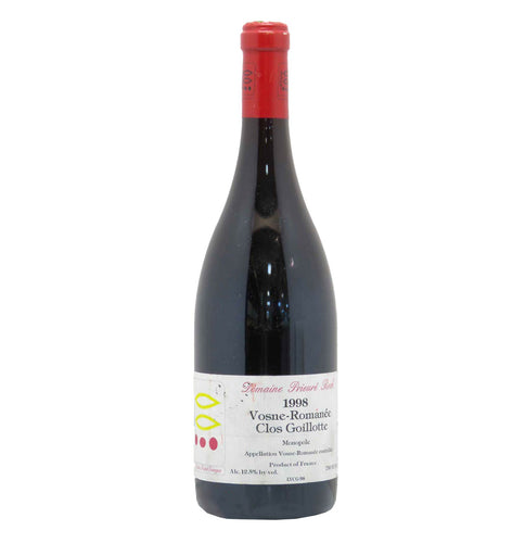 Vosne Romanée Le Clos Goillotte 1er Cru 1998 - Domaine Prieuré-Roch