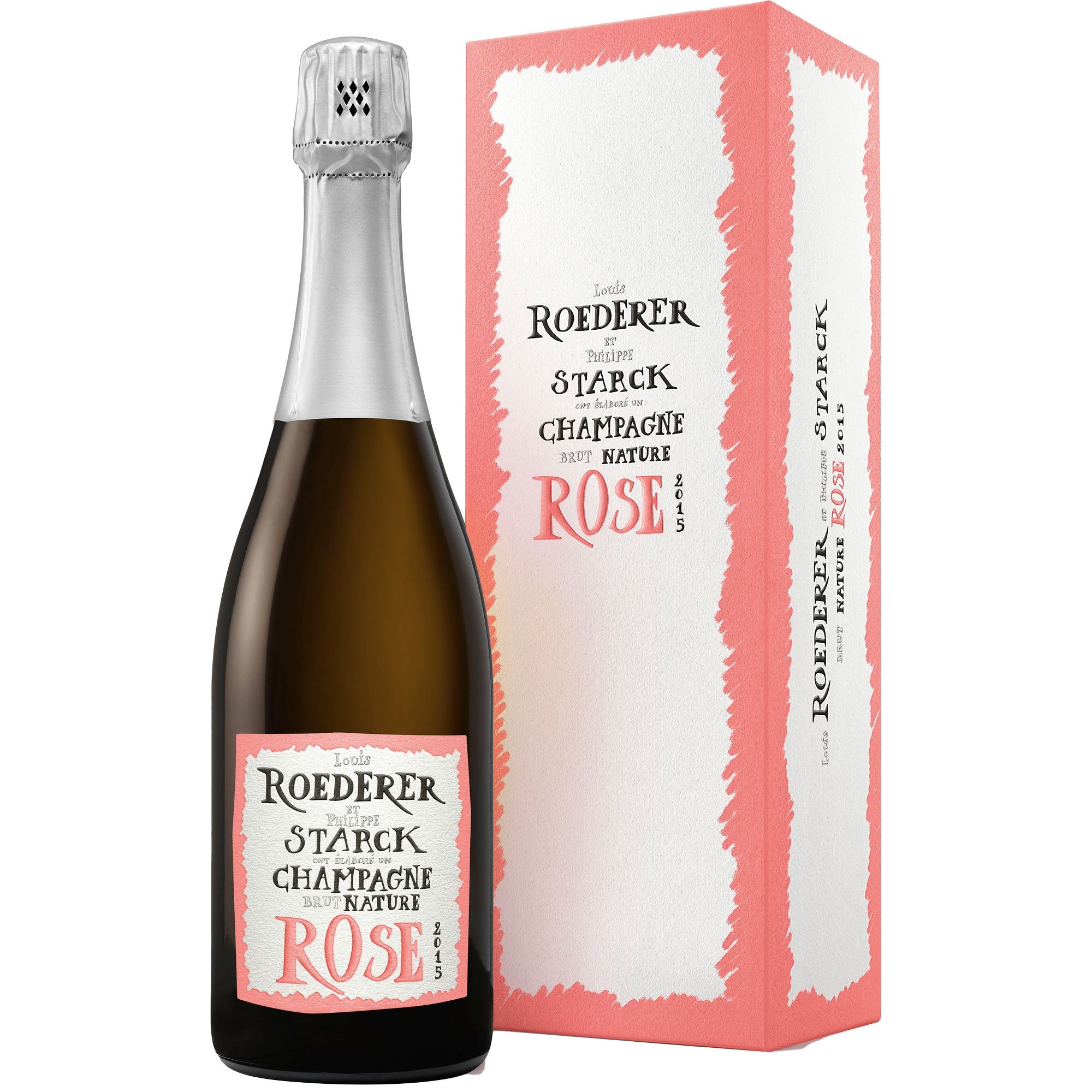 Champagne Brut Nature Rosé "Philippe Starck" Millésimé 2018 - Louis Roederer (astuccio)
